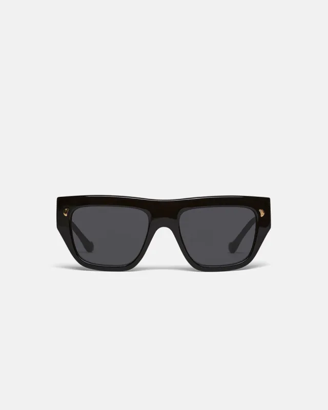 Martim - Bio-Plastic D-Frame Sunglasses - Black sold by Nanushka