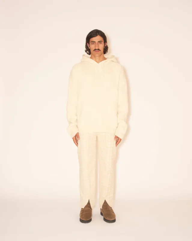 Camal - Sale Monogram Hoodie - Vanilla sold by Nanushka