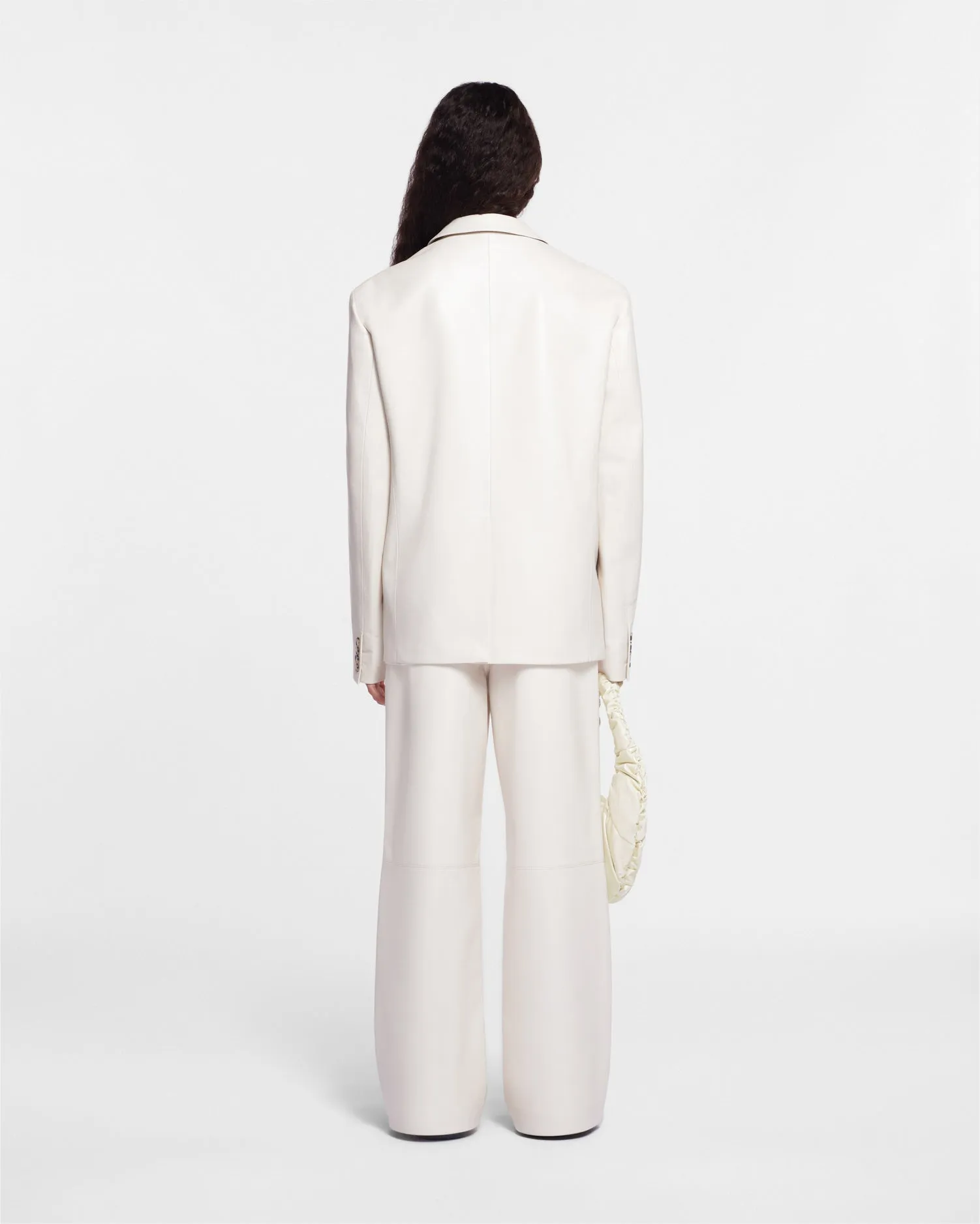 Rox - Regenerated Leather Blazer - Crayon sold by Nanushka product image thumbnail 3