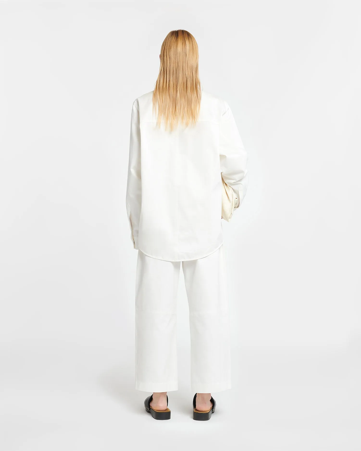 Corinna - Twill Shirt - White sold by Nanushka product image thumbnail 3