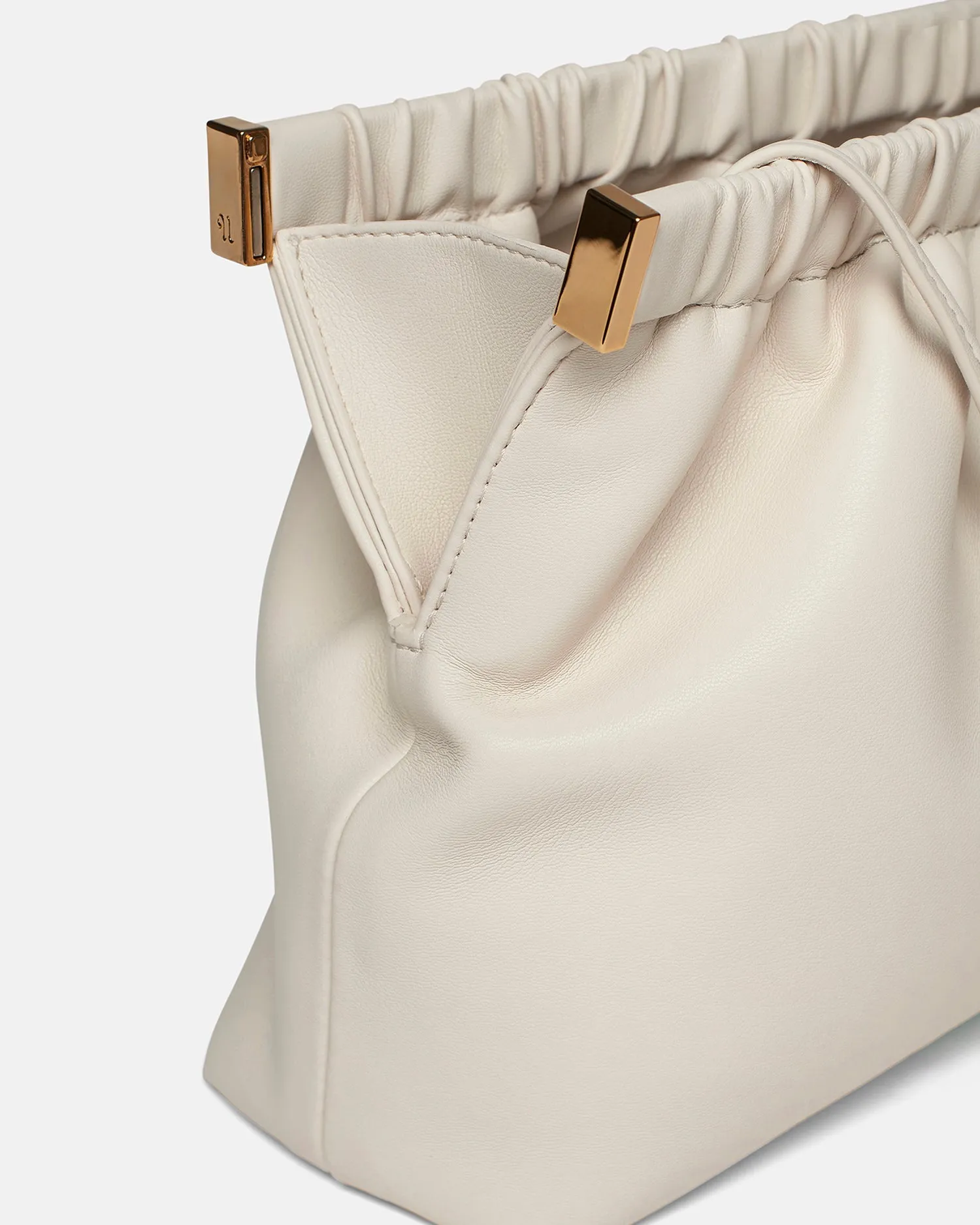 The Bar Clutch - Alt-Nappa Clutch - Off White sold by Nanushka product image thumbnail 3