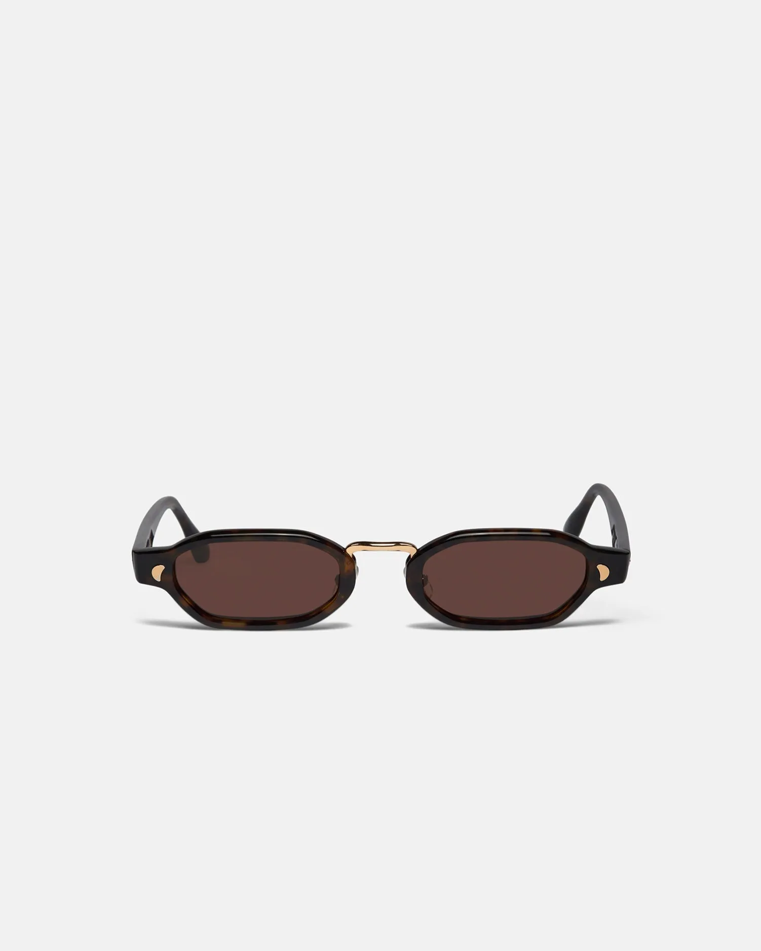 Weco - Oval-Frame Sunglasses - BrownTurtle sold by Nanushka