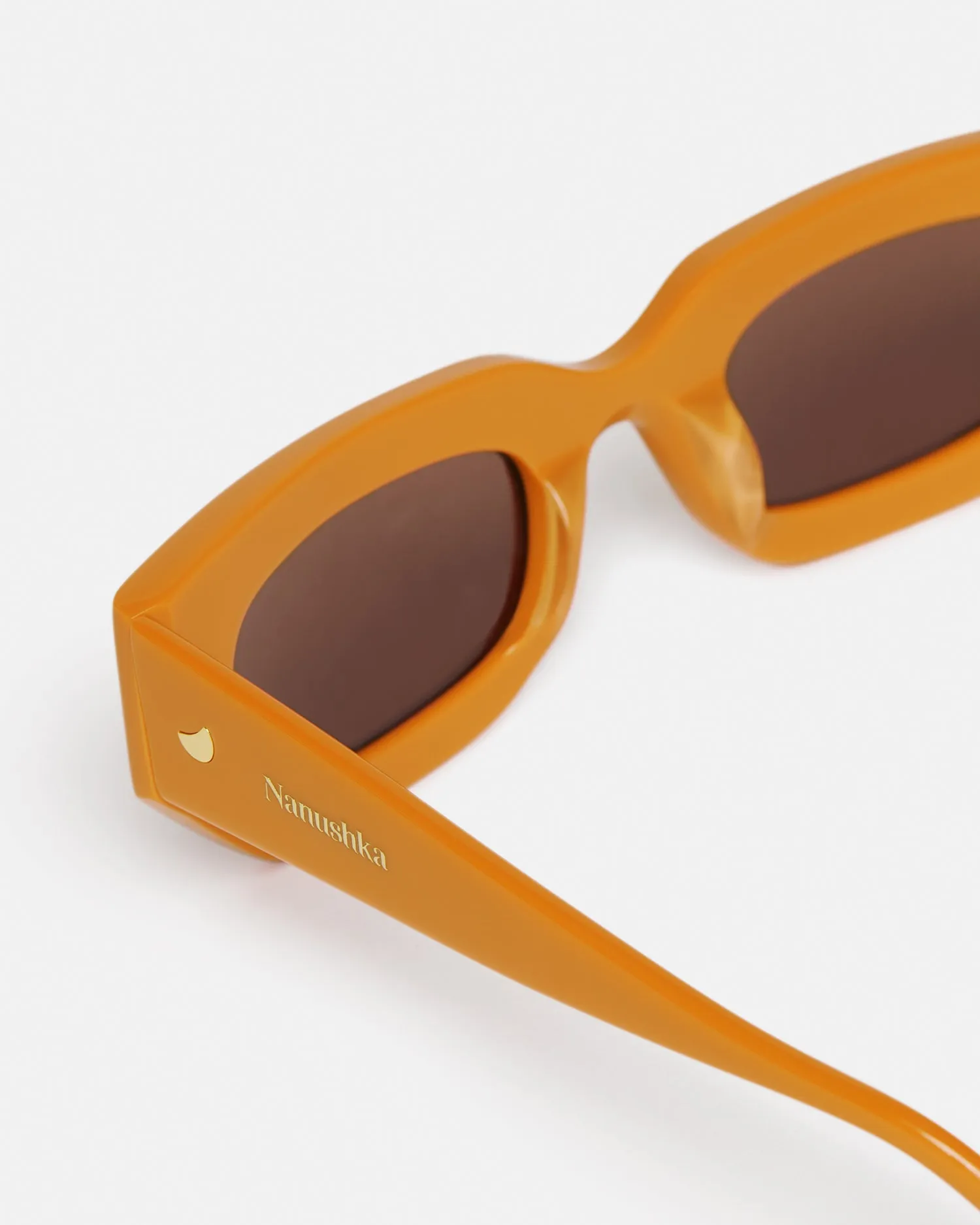 Kadee - Bio Plastic D-Frame Sunglasses - Orange sold by Nanushka product image thumbnail 2