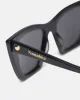 Bruna - Bio-Plastic Sunglasses - Black sold by Nanushka