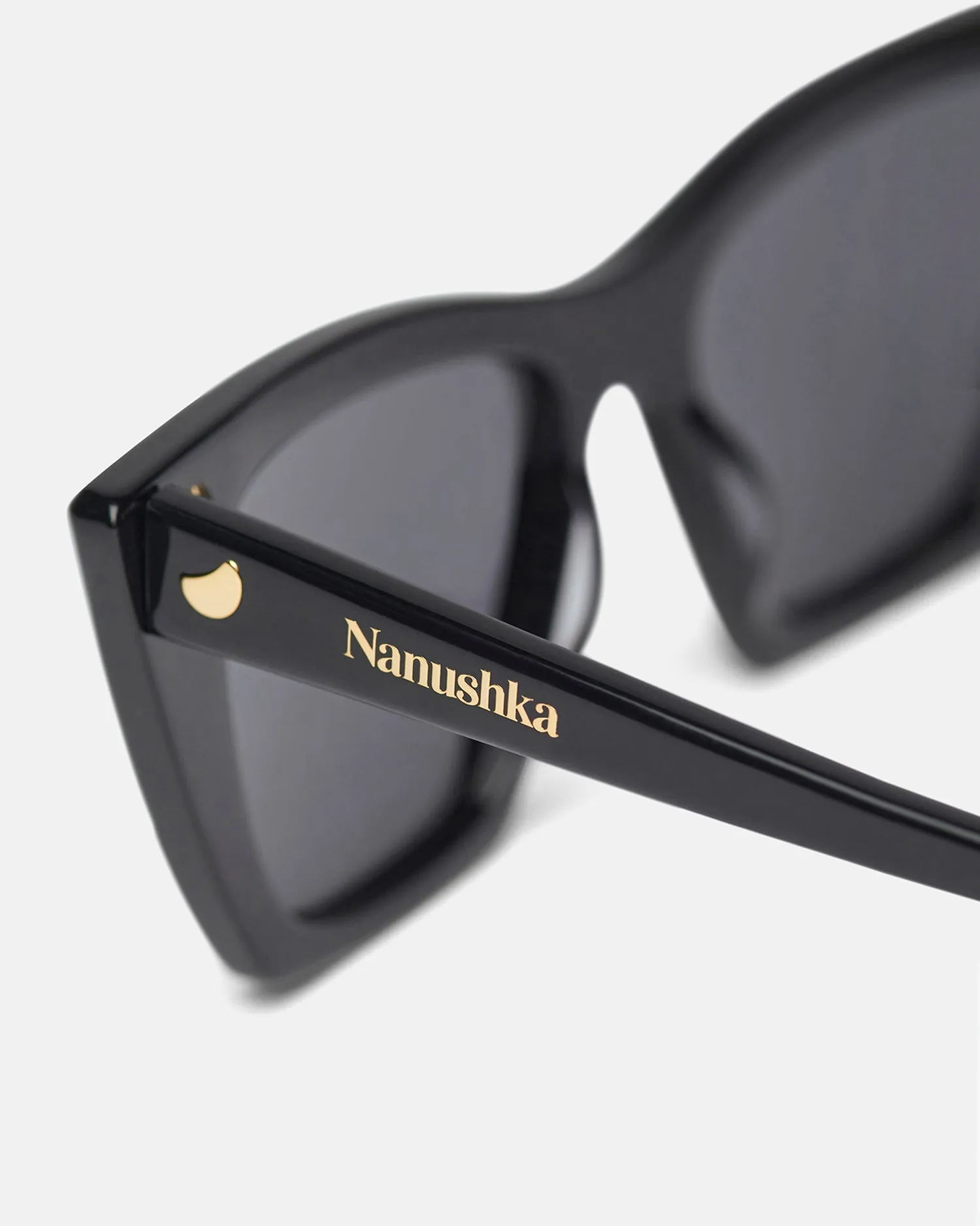 Bruna - Bio-Plastic Sunglasses - Black sold by Nanushka product image thumbnail 3