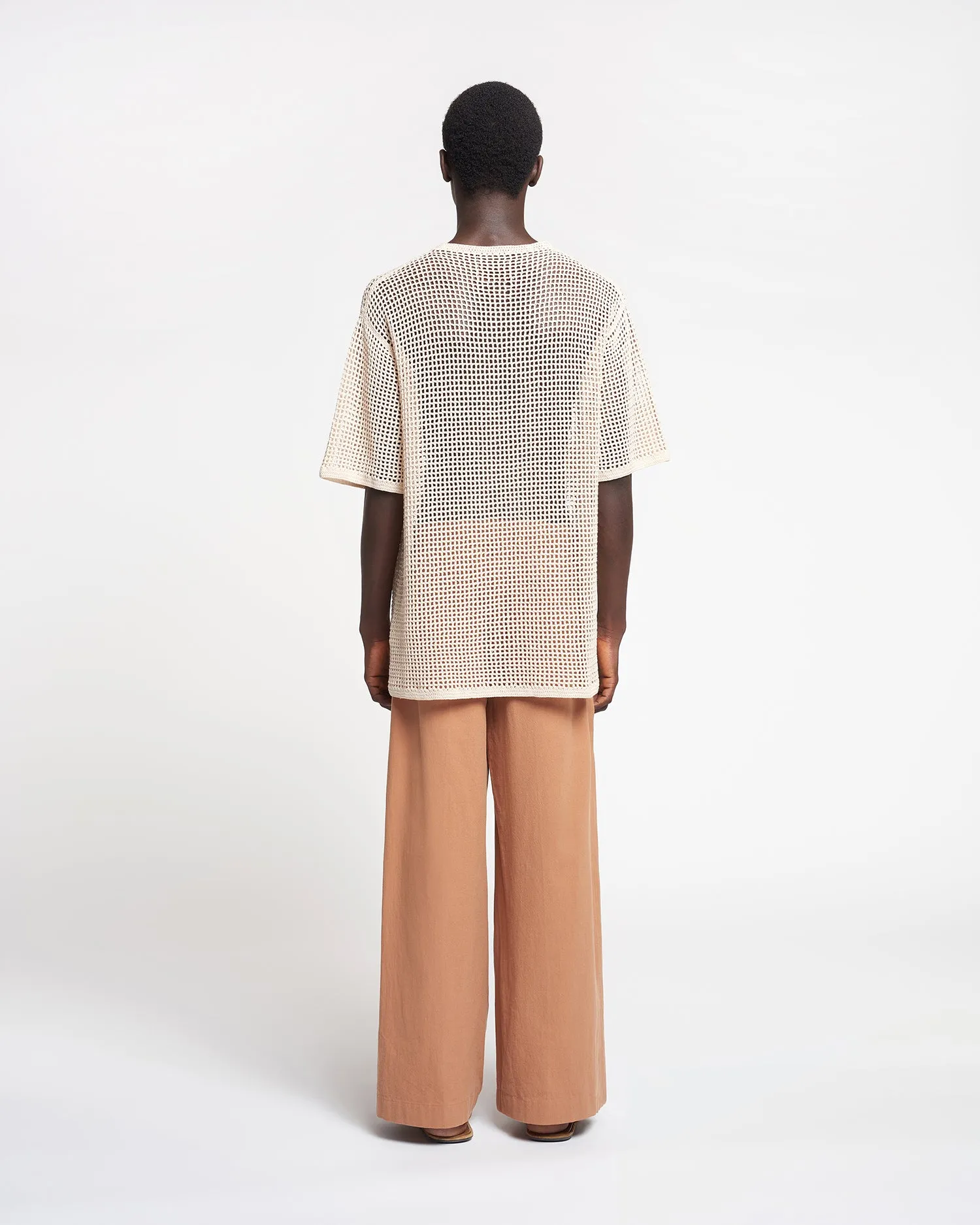 Borre - Washed-Calico Pants - Rust sold by Nanushka product image thumbnail 4