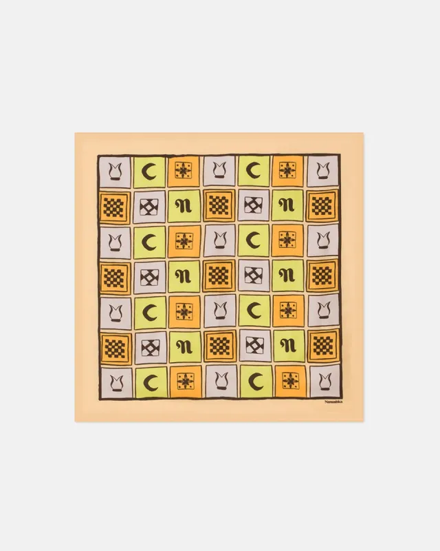 Shoul - Sale Printed Silk Scarf - Kopjafa Multicolor sold by Nanushka