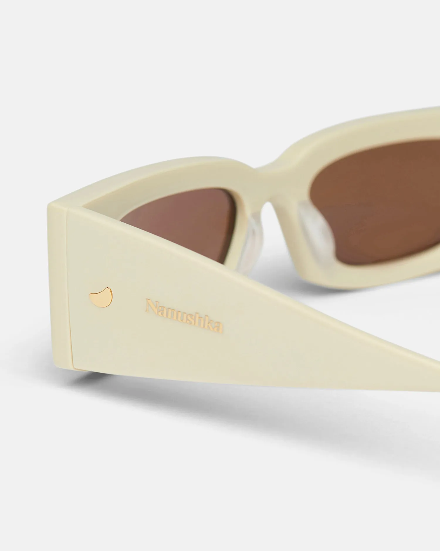 Fenna - Bio-Plastic Sunglasses - Shell sold by Nanushka product image thumbnail 3