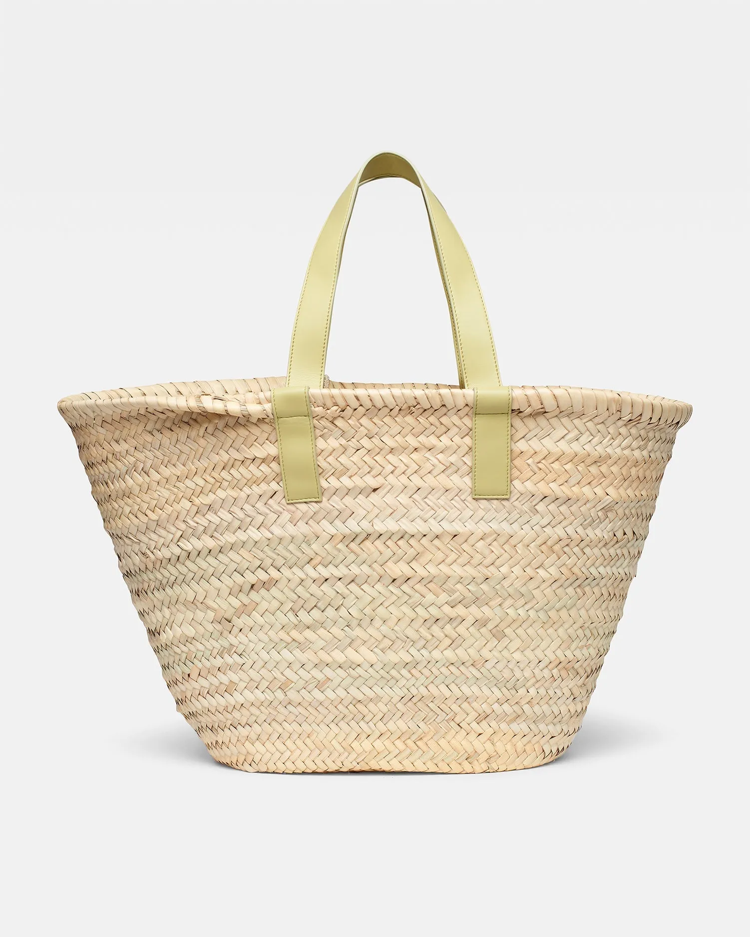The Beach Bag - Raffia Tote - LimeAcc sold by Nanushka product image thumbnail 5