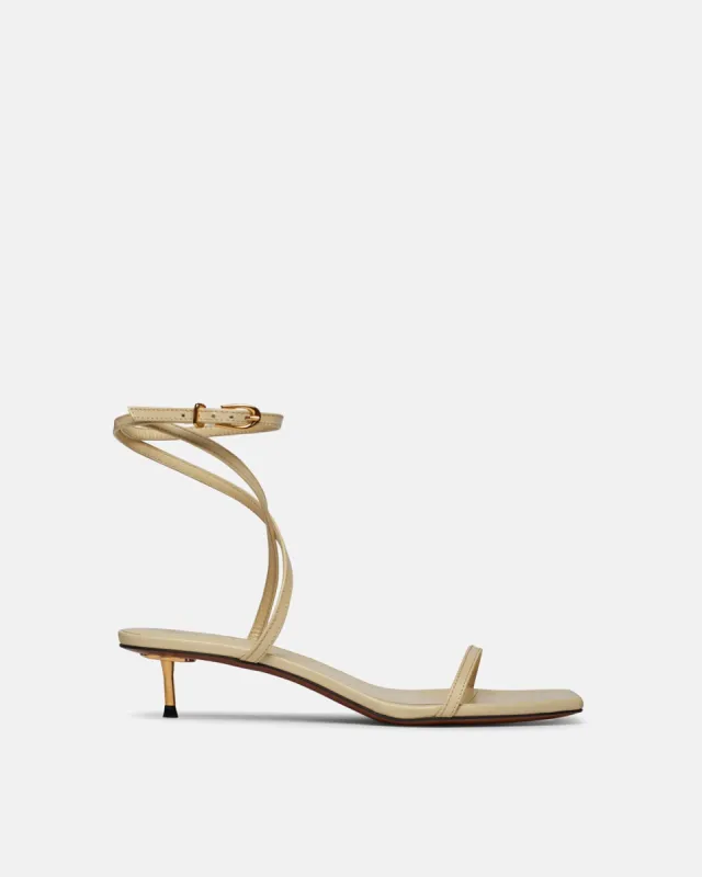 Jol - Leather Sandals - Off White sold by Nanushka