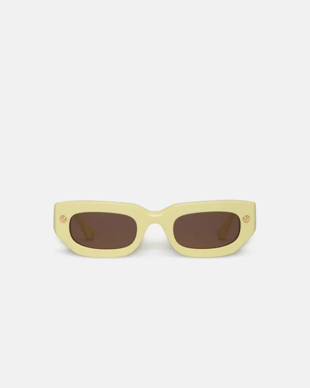 Kadee - Bio-Plastic D-Frame Sunglasses - Moonbeam sold by Nanushka