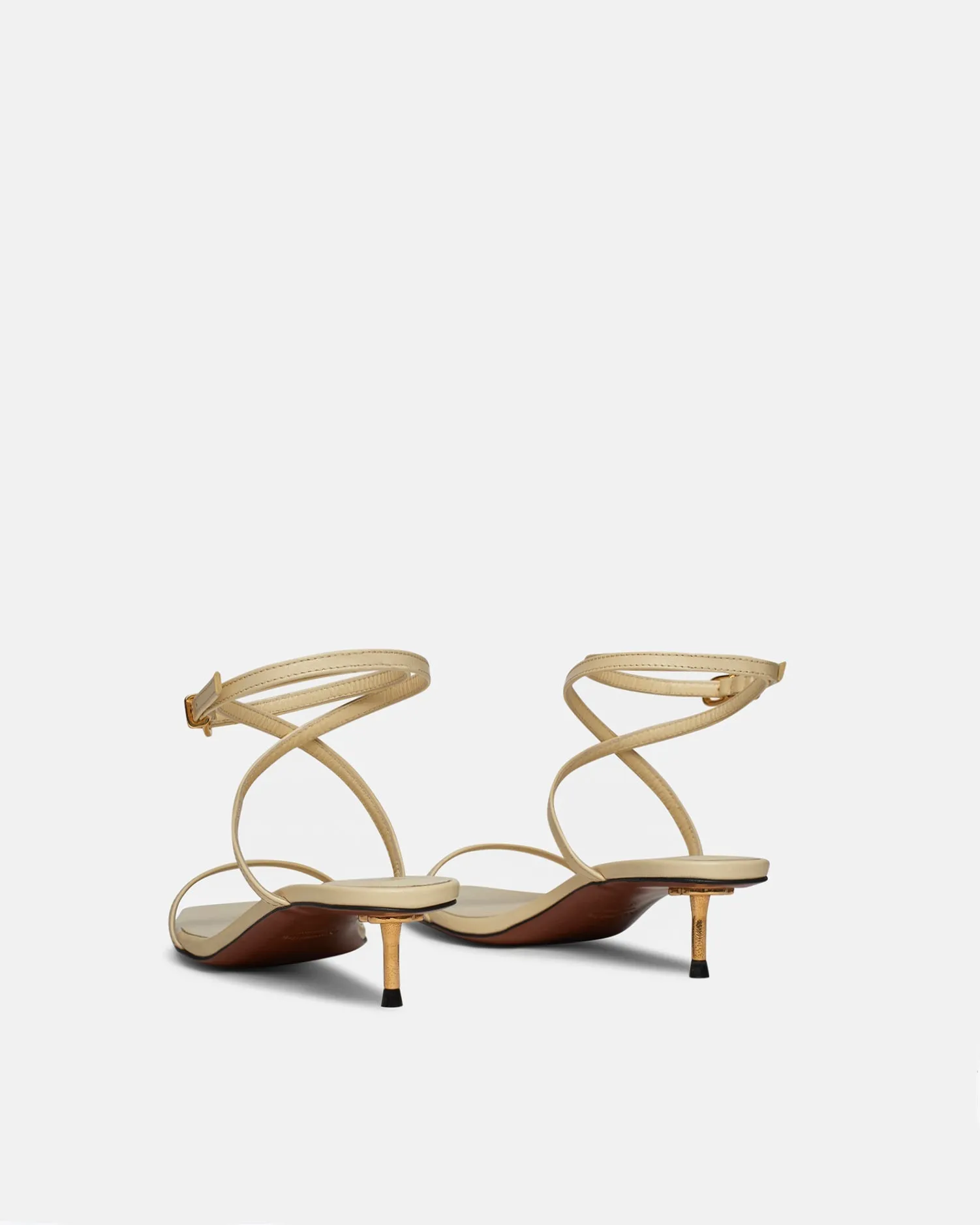 Jol - Leather Sandals - Off White sold by Nanushka product image thumbnail 3