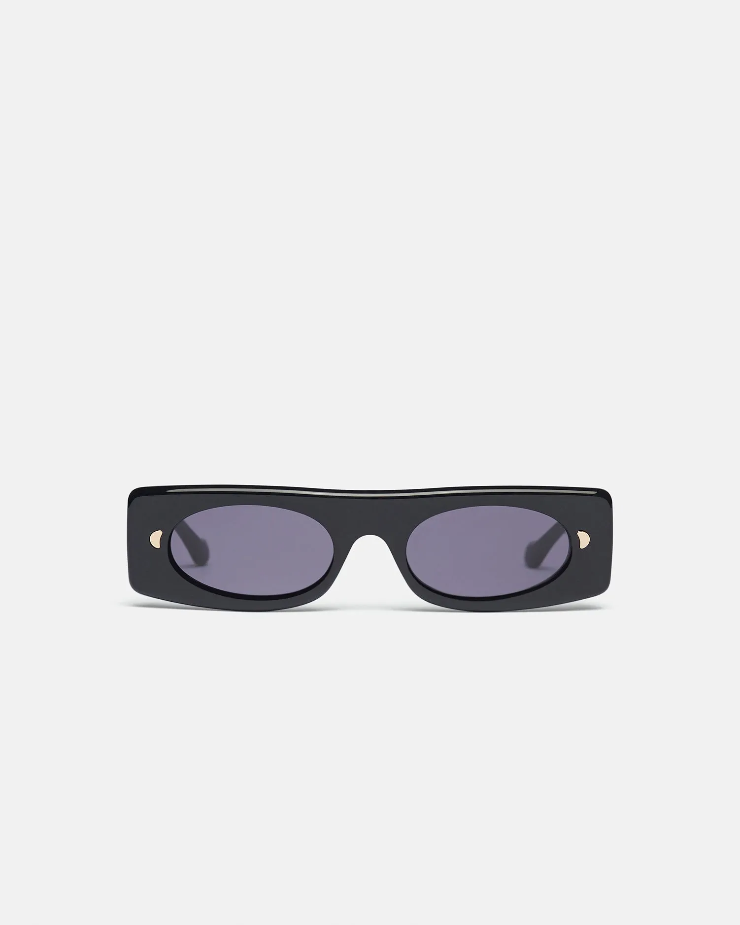 Ruthie - Bio-Plastic Visor Sunglasses - Black sold by Nanushka