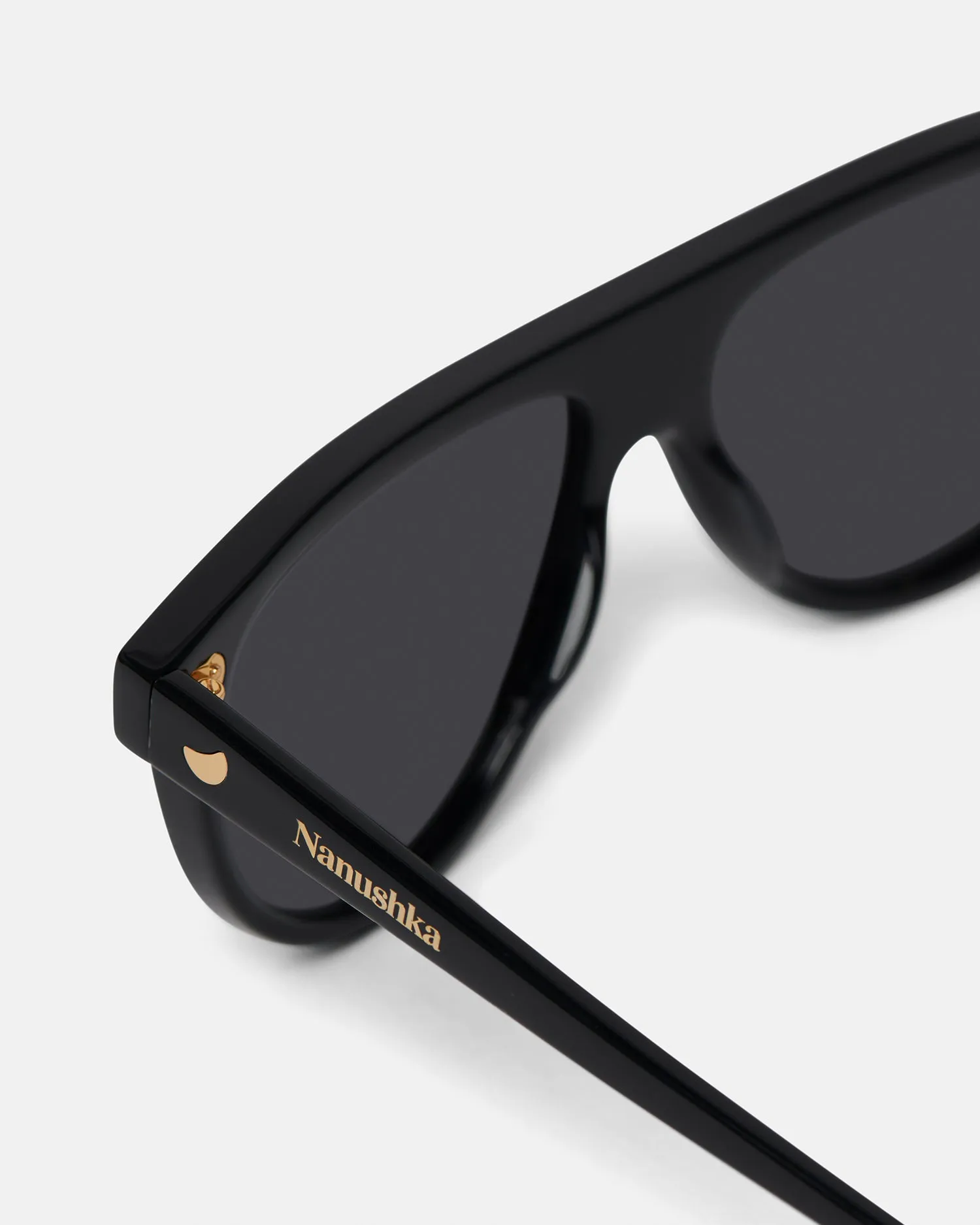Coleen - Bio-Plastic Sunglasses - Black sold by Nanushka product image thumbnail 3