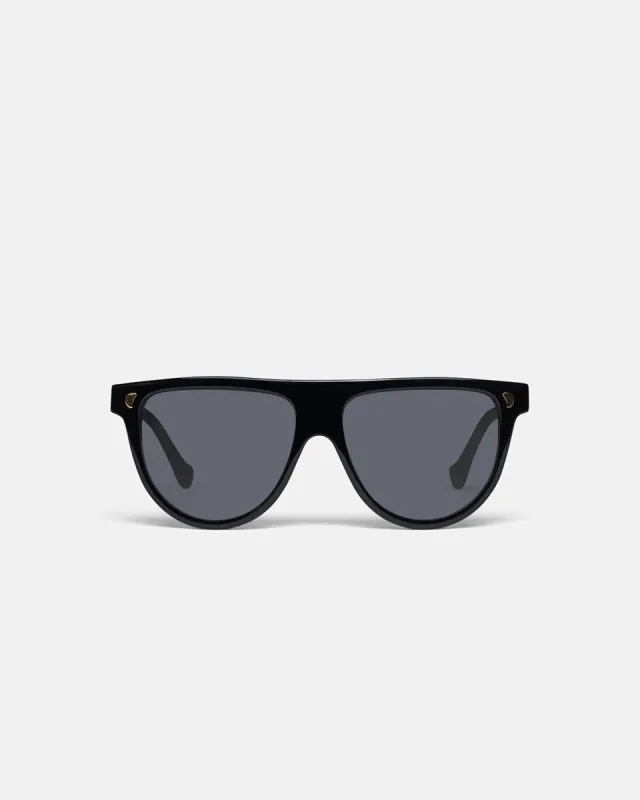Coleen - Bio-Plastic Sunglasses - Black sold by Nanushka