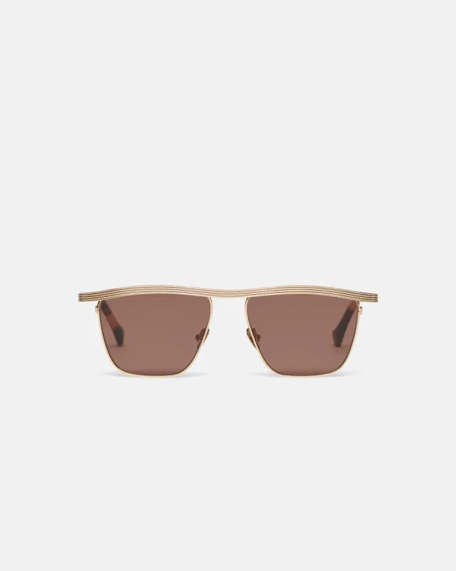 Noran - Sunglasses - Gold sold by Nanushka