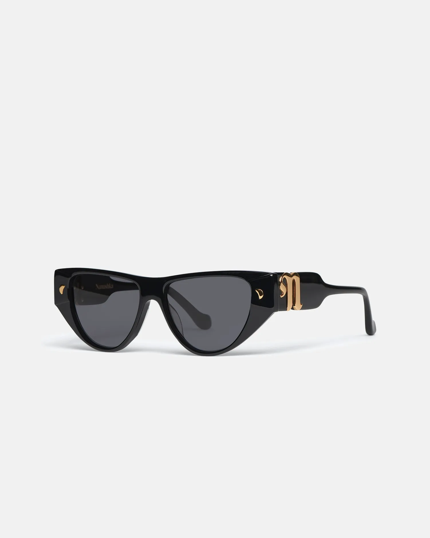 Emme - Bio-Plastic Cat-Eye Sunglasses - Black sold by Nanushka product image thumbnail 3