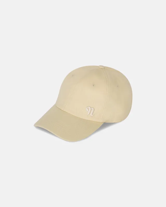 Amoy - Symbol Baseball Cap - Creme sold by Nanushka