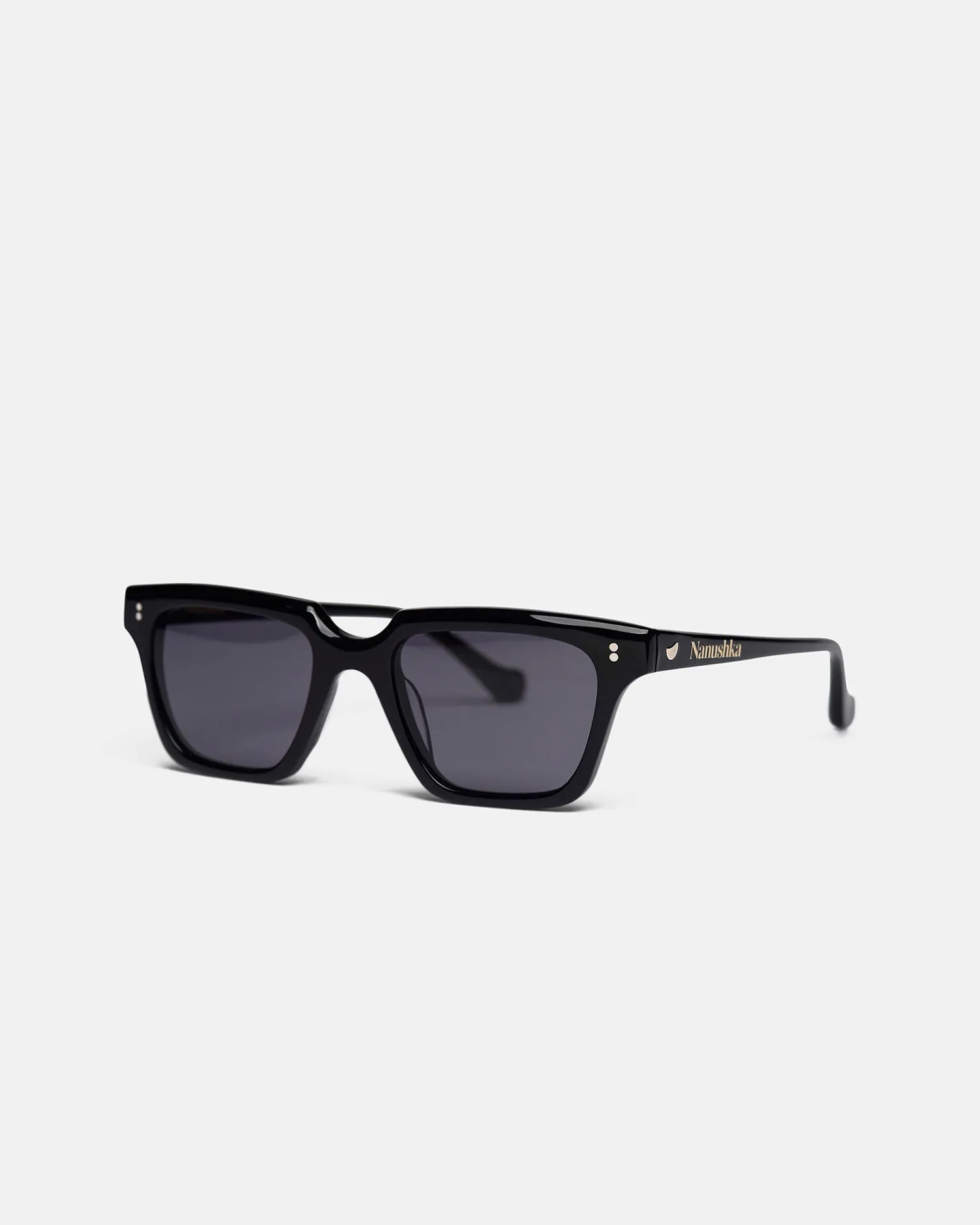 Cadao - Bio-Plastic Angular Sunglasses - Black sold by Nanushka product image thumbnail 2