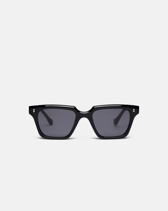 Cadao - Bio-Plastic Angular Sunglasses - Black sold by Nanushka
