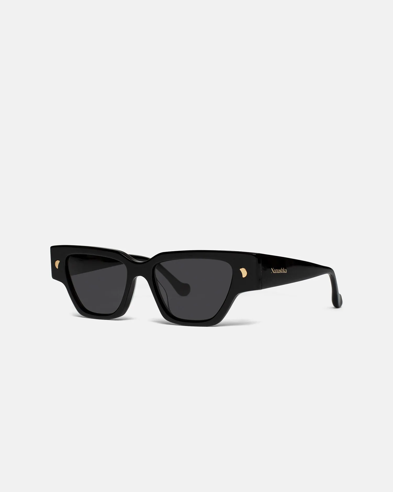 Sazzo - Bio-Plastic D-Frame Sunglasses - Grey/Black sold by Nanushka product image thumbnail 2