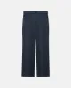 Macen - Satin Pants - Navy sold by Nanushka