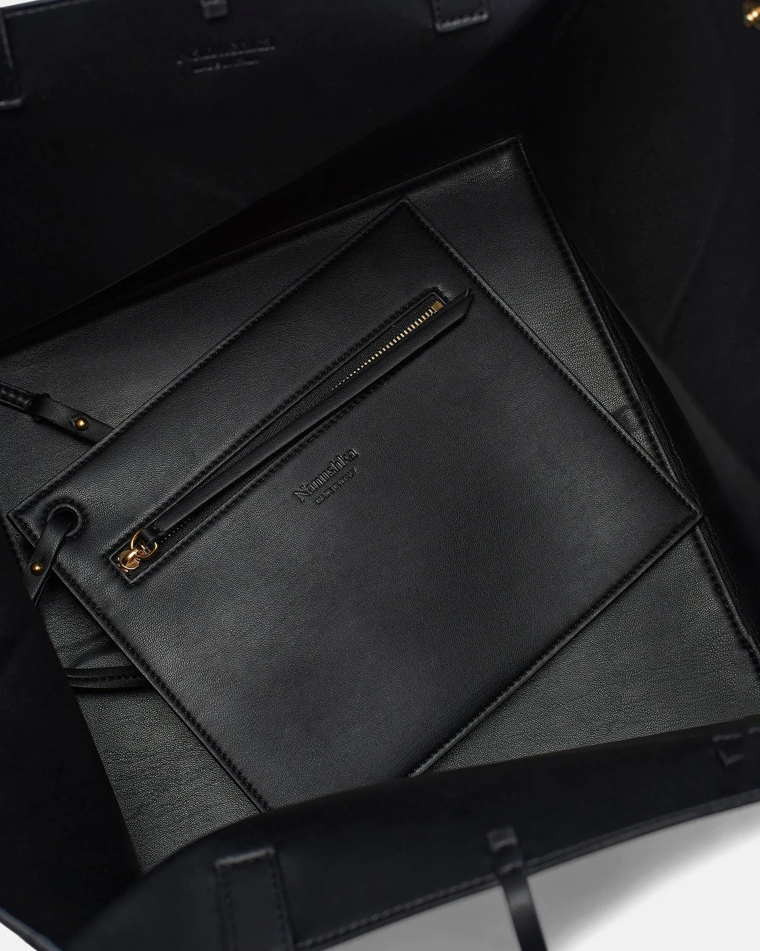 The Origami Tote - Alt-Nappa Tote - Black sold by Nanushka product image thumbnail 4