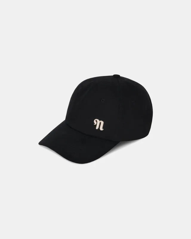 Amoy - Symbol Baseball Cap - Black sold by Nanushka