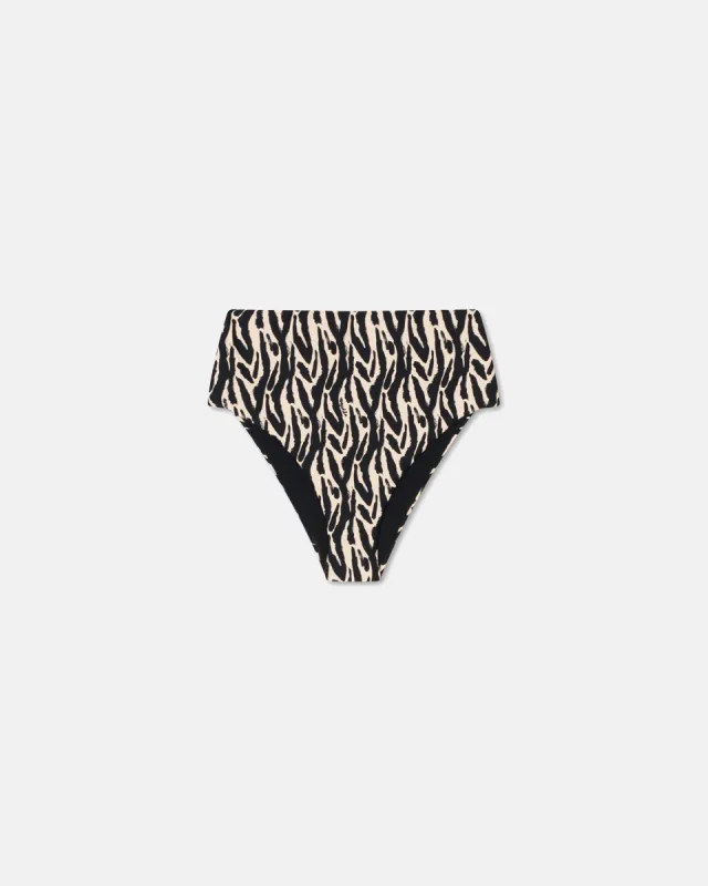 Bente - Sale Bikini Bottoms - Brushtroke Animal sold by Nanushka
