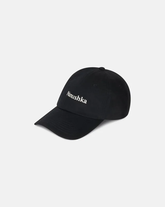 Val - Logo Baseball Cap - Black sold by Nanushka