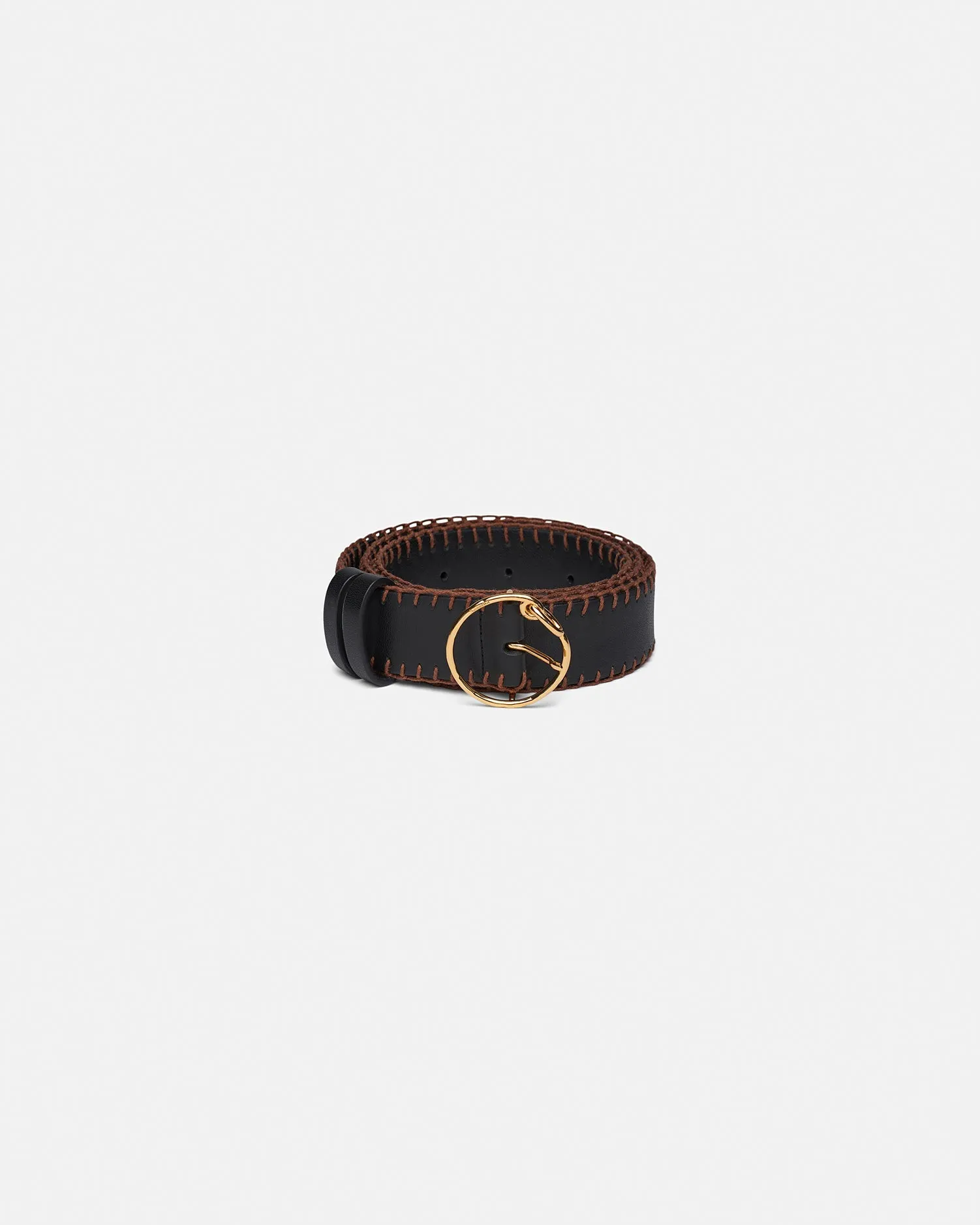 Maira - Alt-Nappa Belt - Black sold by Nanushka product image thumbnail 2