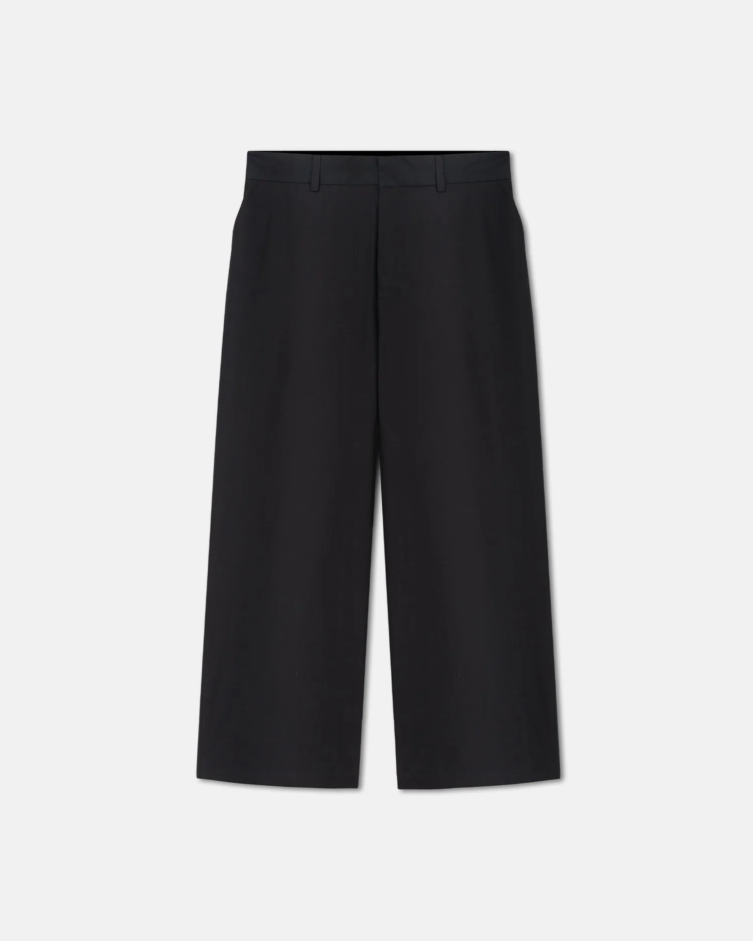 Faris - Sale Straight-Leg Poplin Pants - Off Black sold by Nanushka