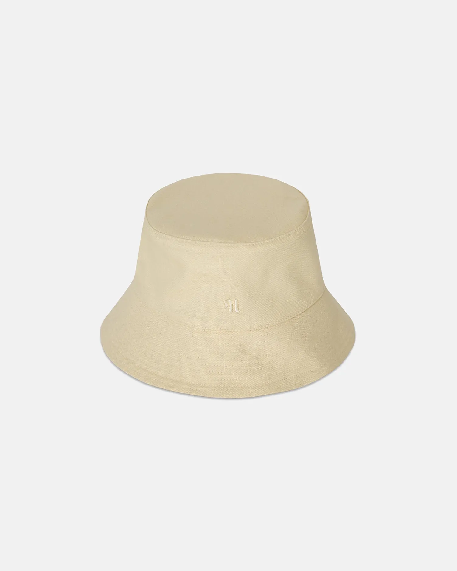 Caran - Cotton-Canvas Bucket Hat - Cotton Creme sold by Nanushka