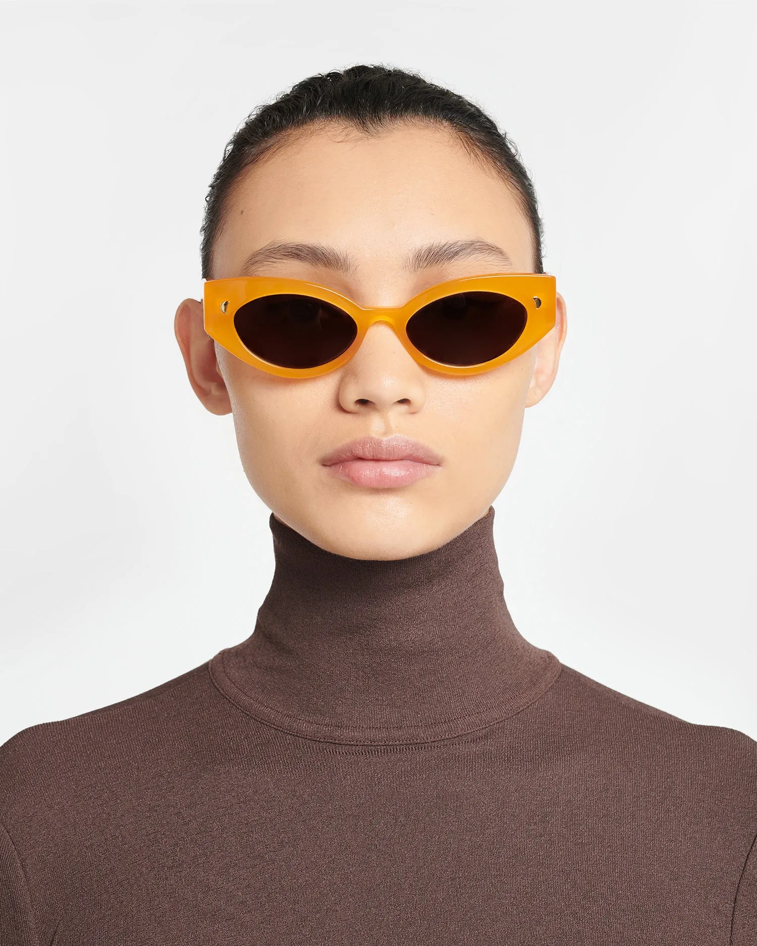 Azalea - Bio-Plastic Cat-Eye Sunglasses - Orange sold by Nanushka product image thumbnail 2
