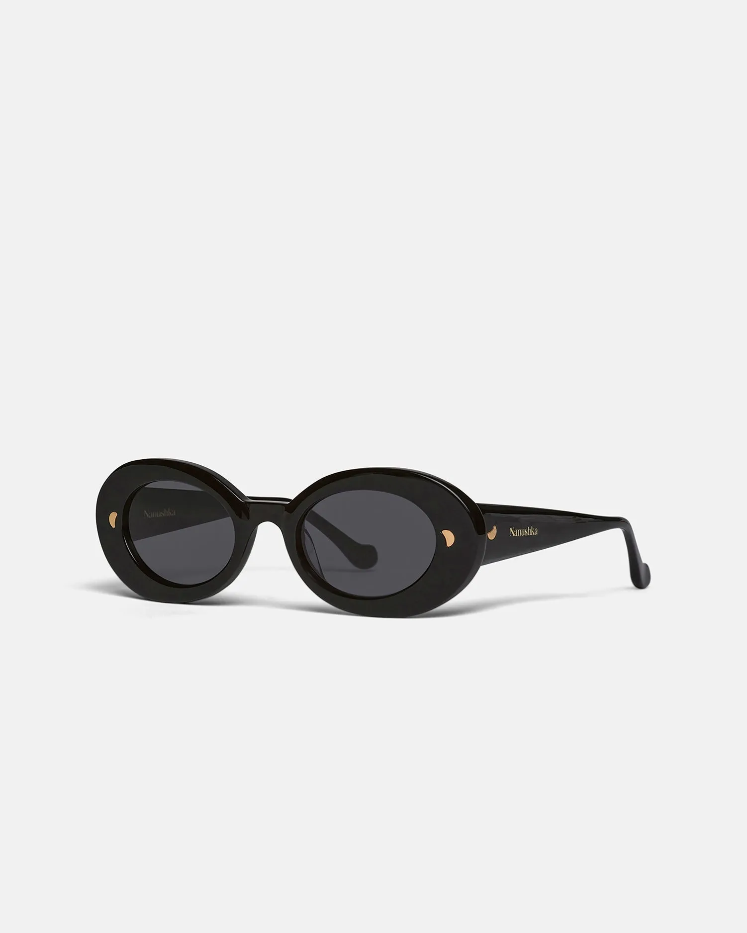Giva - Bio-Plastic Oval Sunglasses - Black sold by Nanushka product image thumbnail 2