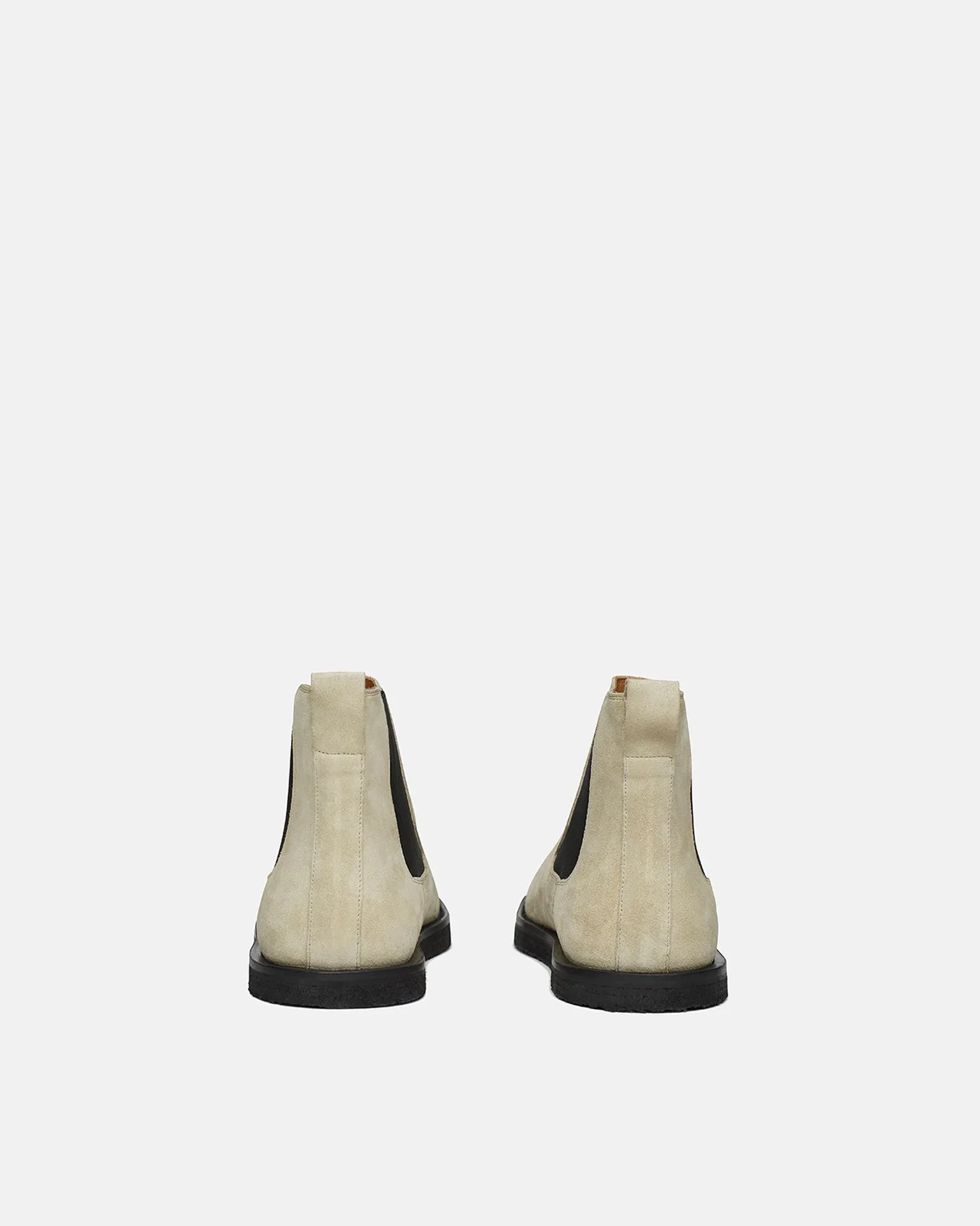 Bruno - Suede Ankle Boots - Chalk sold by Nanushka product image thumbnail 3