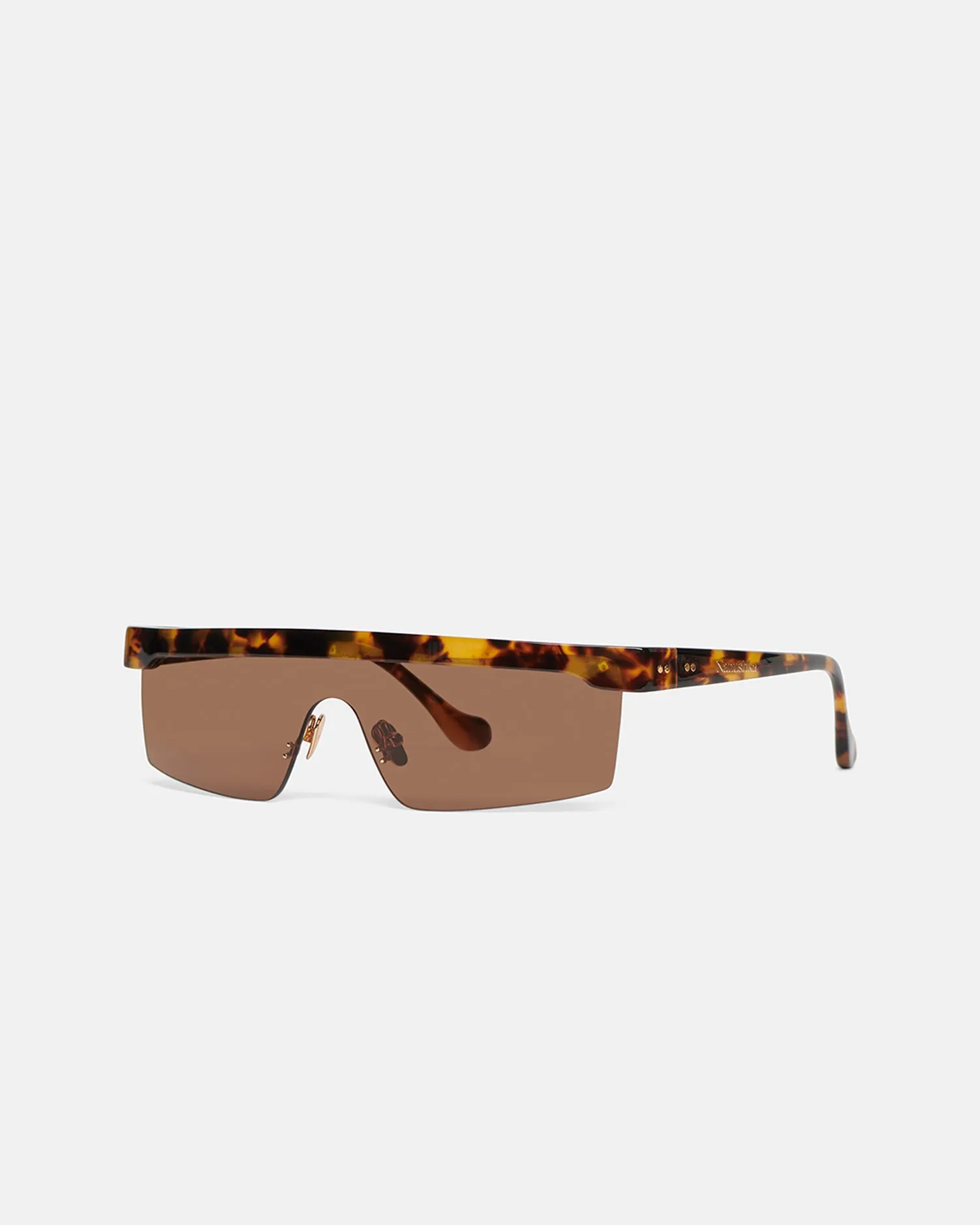 Callias - Bio-Plastic Sunglasses - Dark Amber sold by Nanushka product image thumbnail 3