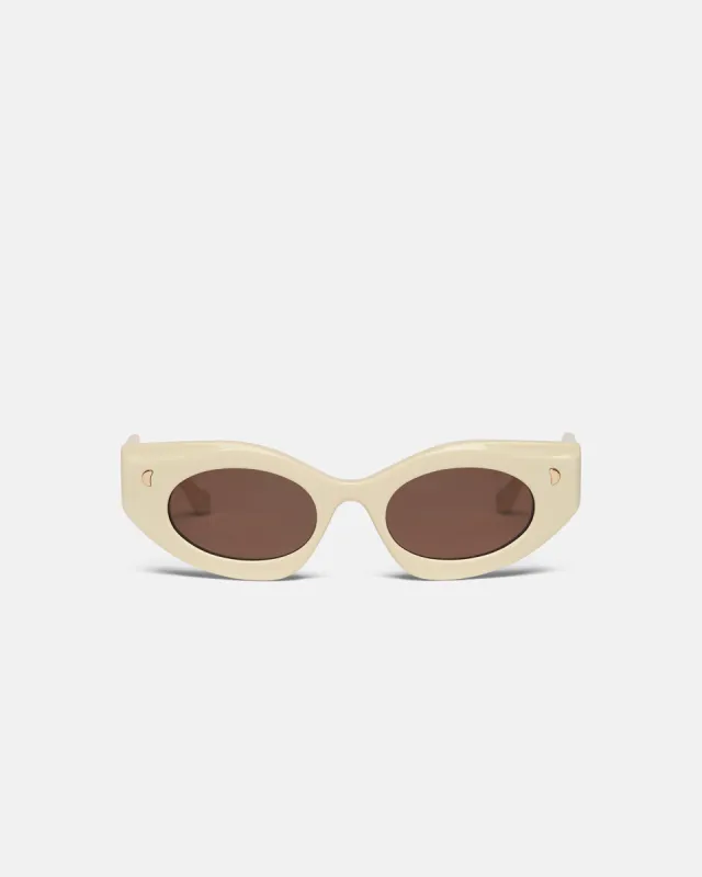 Leonie - Bio-Plastic Sunglasses - Shell sold by Nanushka