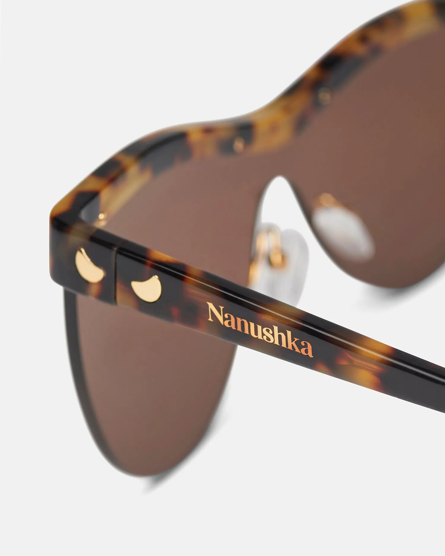 Baya - Bio-Plastic Sunglasses - Dark Amber sold by Nanushka product image thumbnail 3