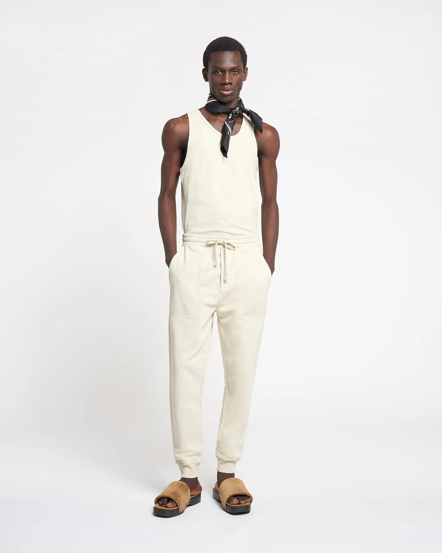 Shay - Logo Sweatpants - Shell Symbol sold by Nanushka product image thumbnail 3