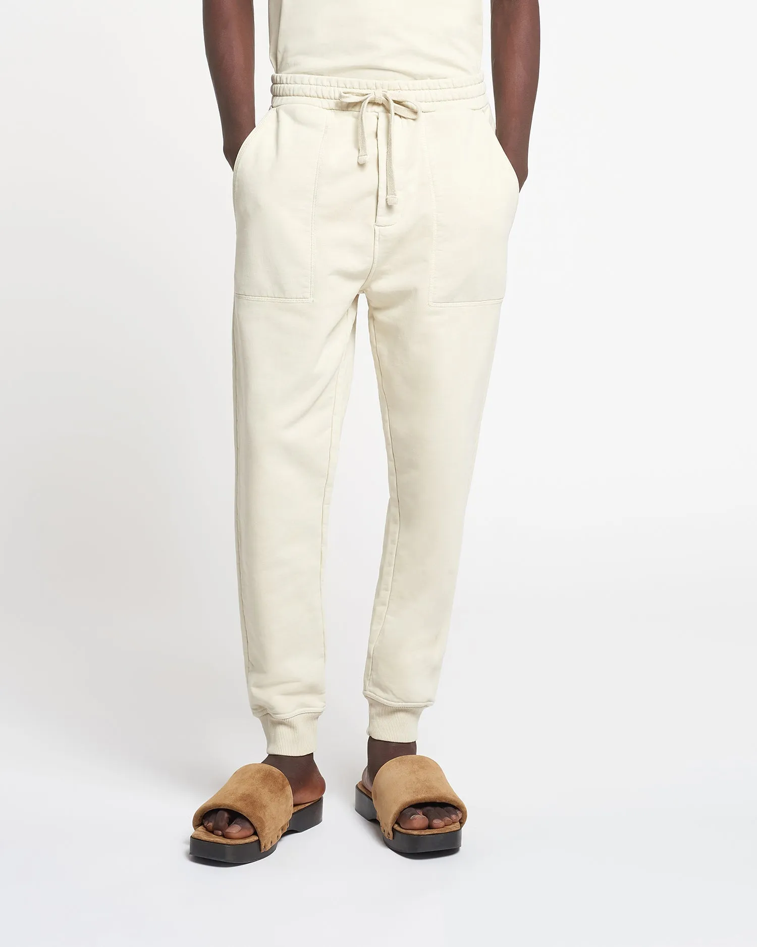 Shay - Logo Sweatpants - Shell Symbol sold by Nanushka