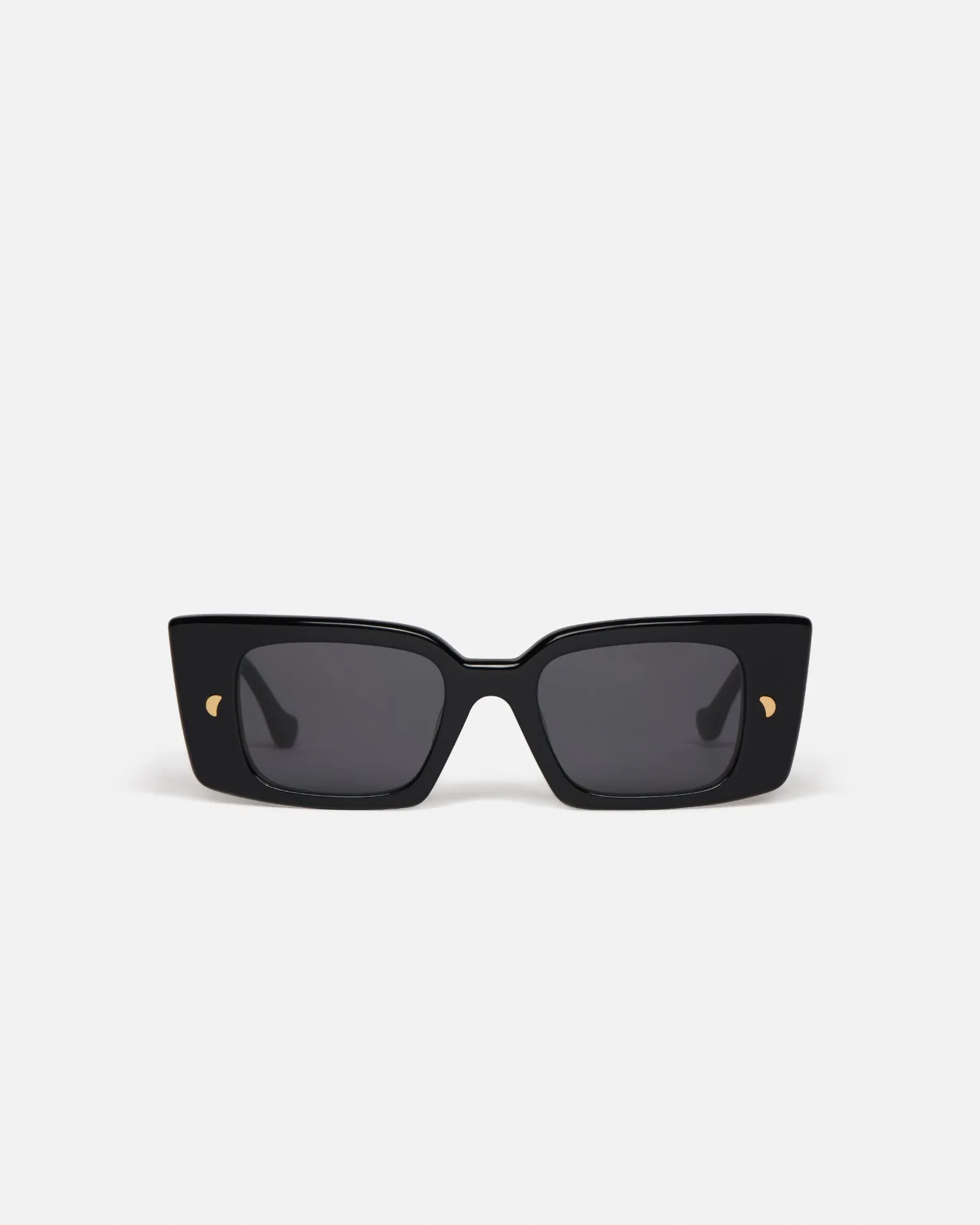 Carmel - Bio-Plastic Rectangle-Frame Sunglasses - Black sold by Nanushka