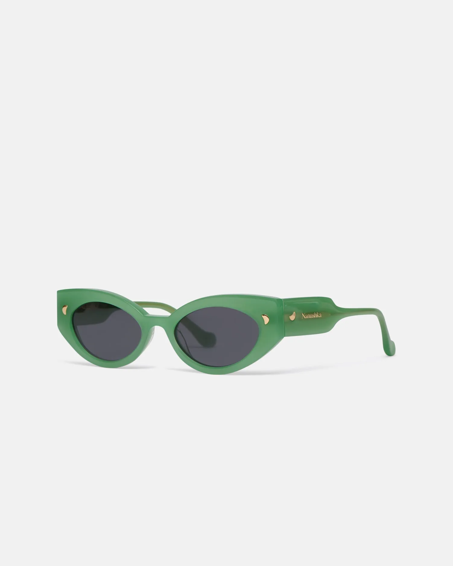 Azalea - Bio-Plastic Cat-Eye Sunglasses - Green sold by Nanushka product image thumbnail 2