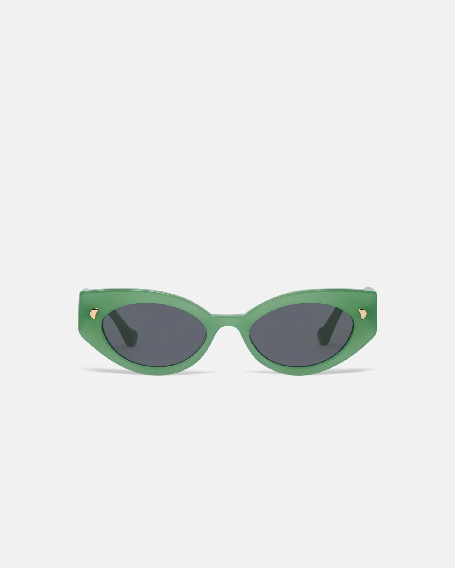 Azalea - Bio-Plastic Cat-Eye Sunglasses - Green sold by Nanushka