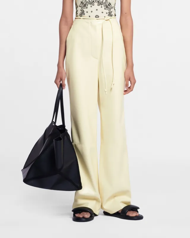 Maerle - Sale Okobor™ Alt-Leather Pants - Moon sold by Nanushka