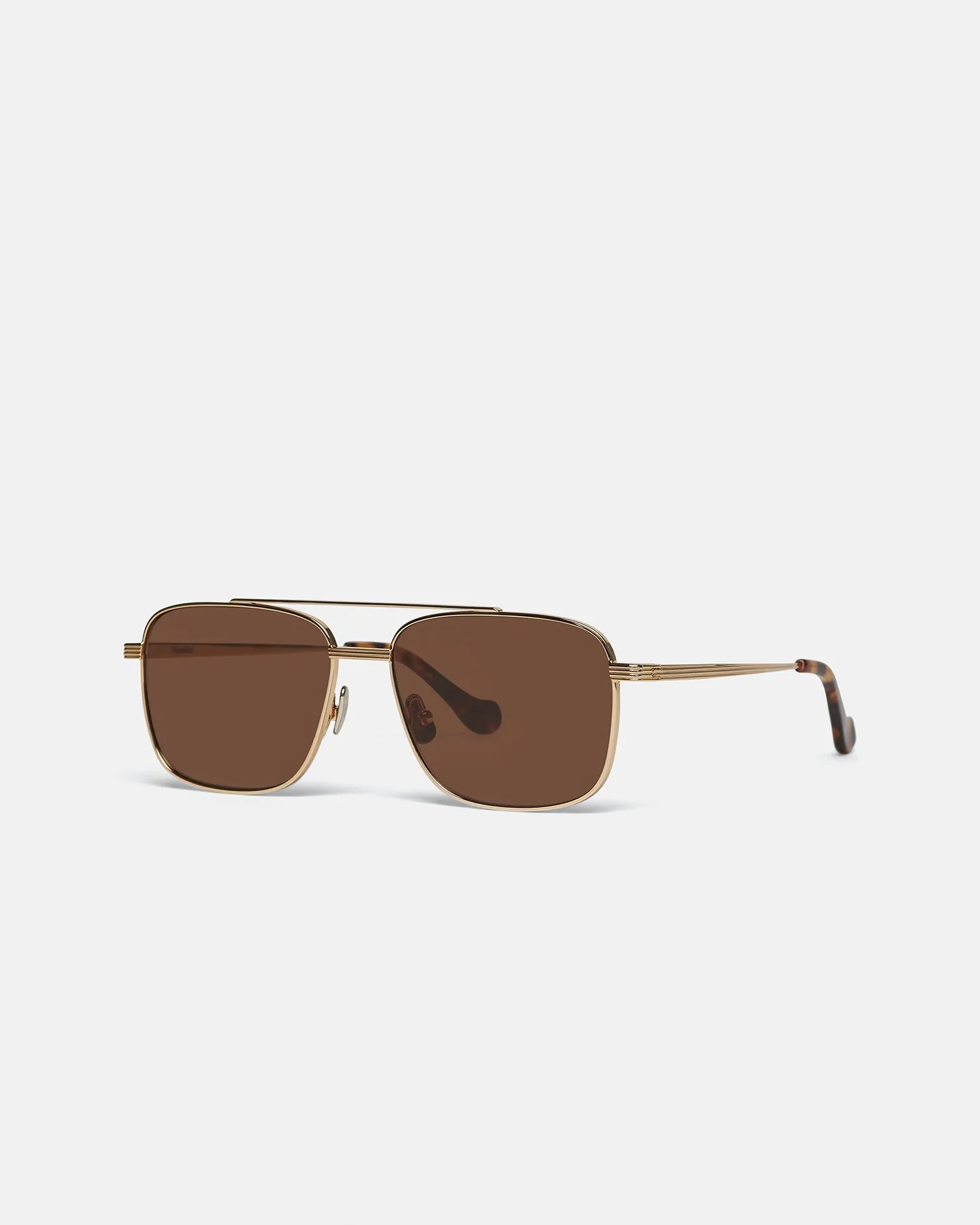 Sare - Metal Aviator Sunglasses - Gold sold by Nanushka product image thumbnail 2