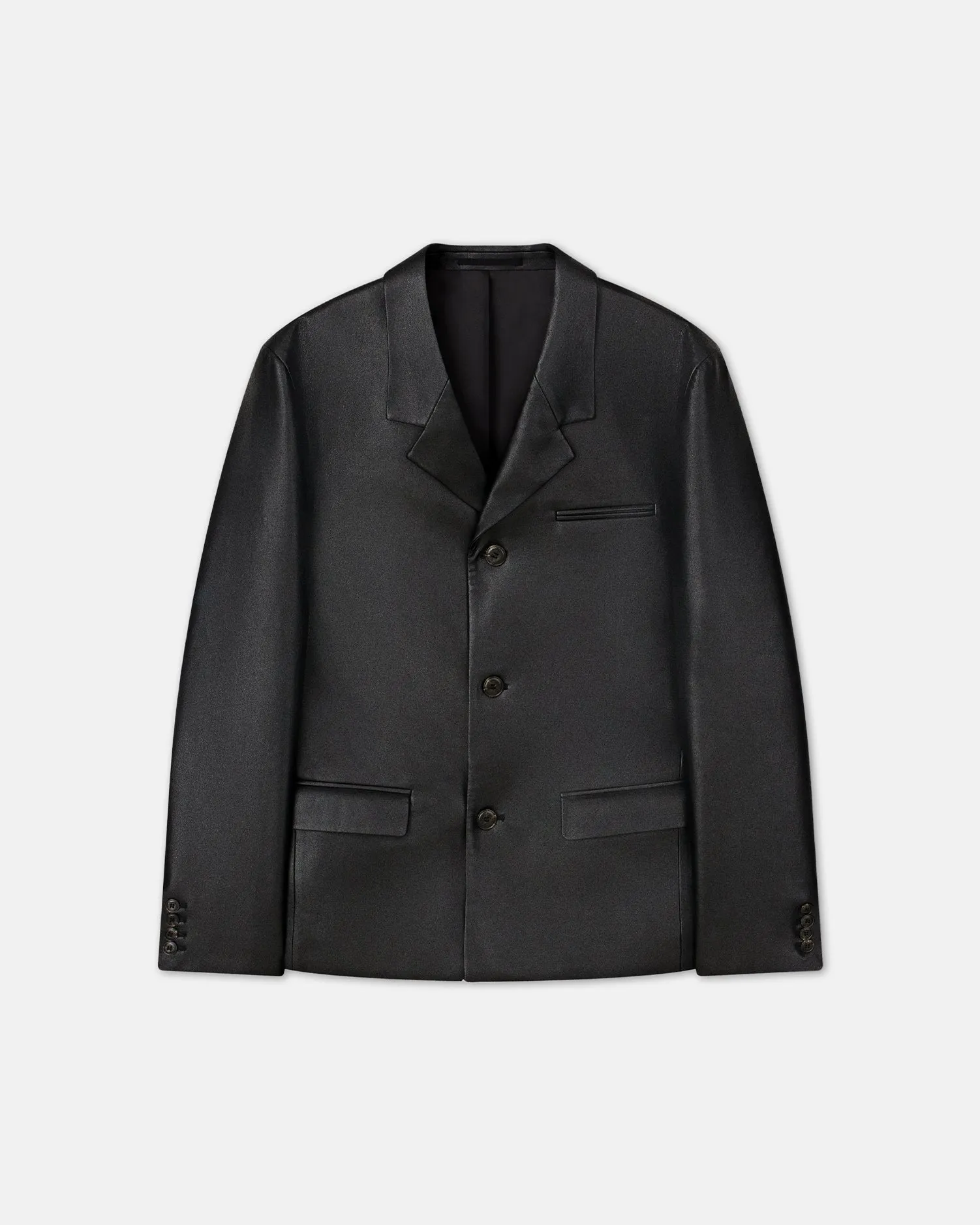 Rox - Regenerated leather blazer - Black sold by Nanushka product image thumbnail 3