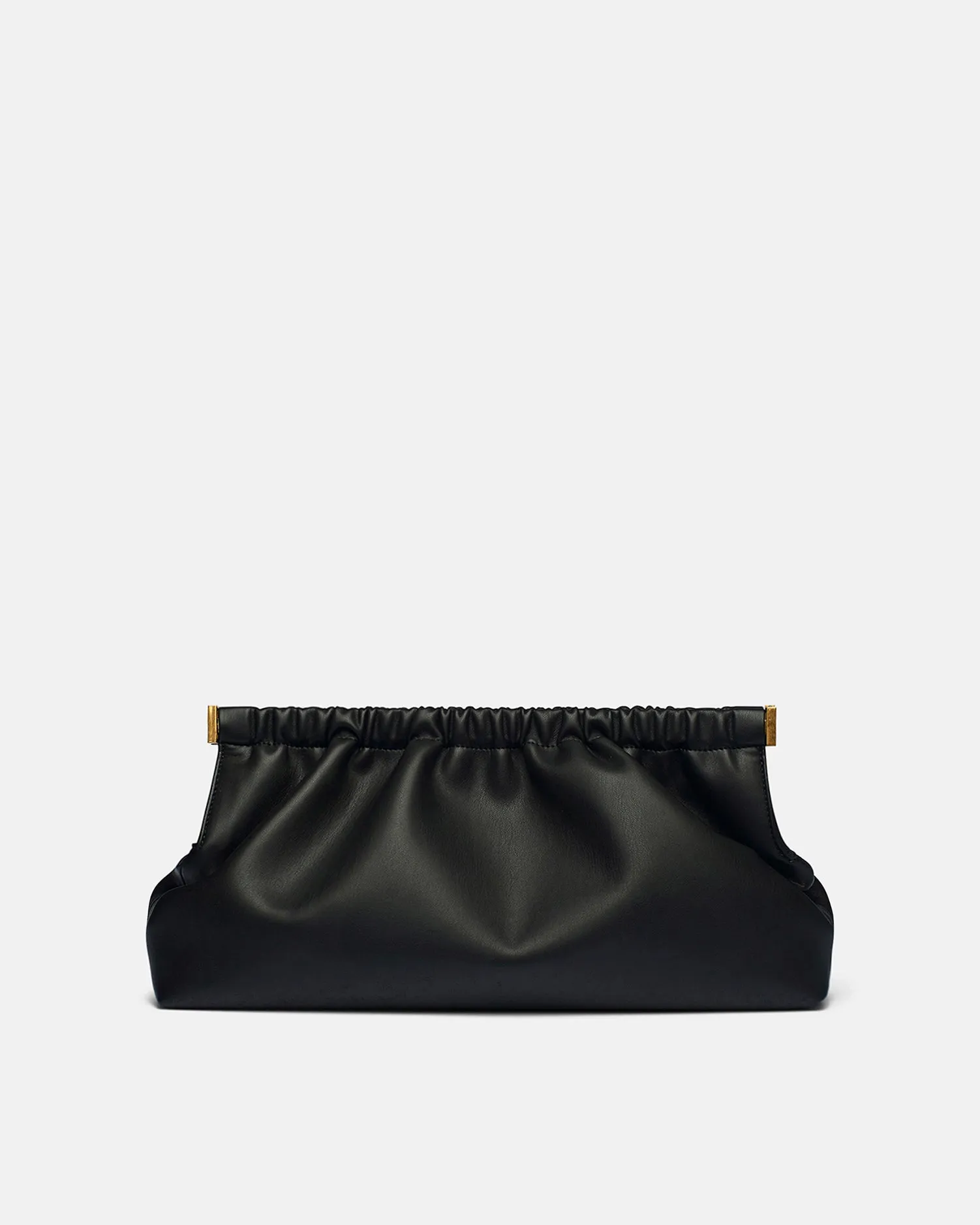 The Bar Clutch - Alt-Nappa Clutch - Black sold by Nanushka