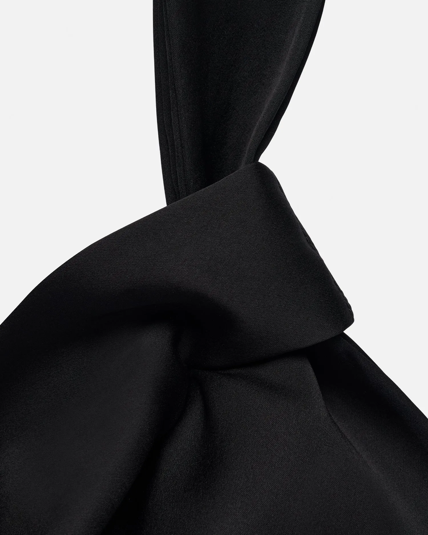 Jen Fringe - Tech Satin Bag - Black sold by Nanushka product image thumbnail 4