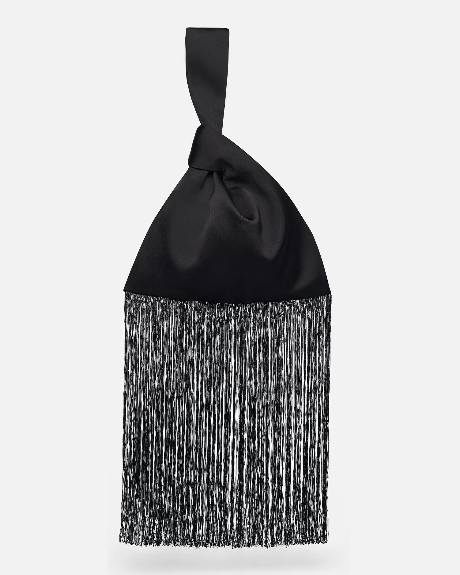 Jen Fringe - Tech Satin Bag - Black sold by Nanushka product image thumbnail 3